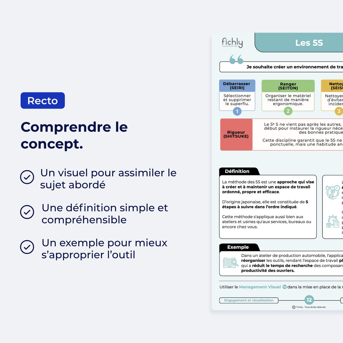 40 outils du Lean à portée de main.