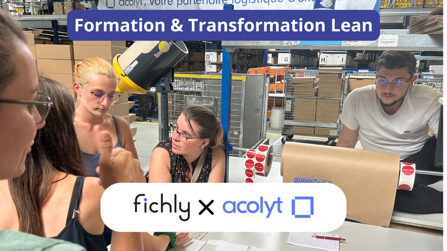 Session de formation Lean Yellow Belt chez Acolyt