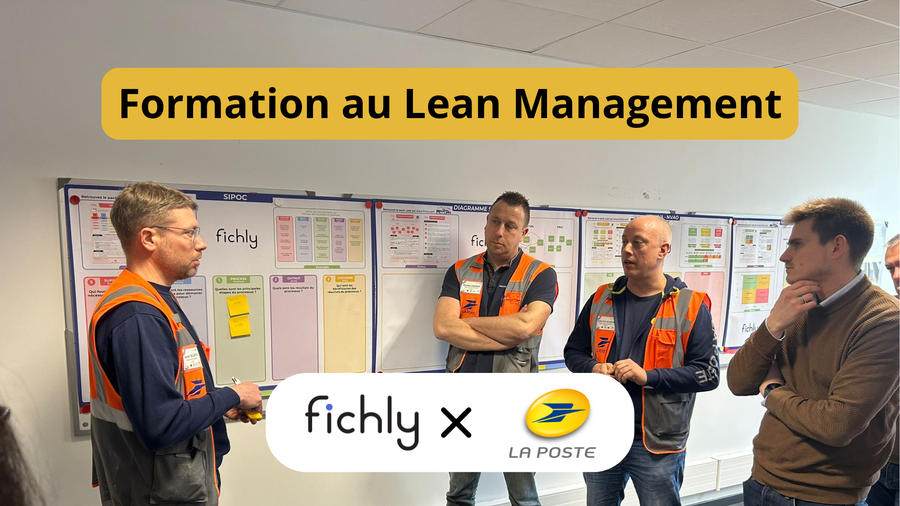Formation Lean Management Yellow Belt à La Poste par Fichly